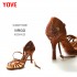 YOVE Customized VIRGO(8.23-9.22) with Rhinestores Salsa or Bachata Dance Shoe